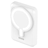 Savio Ba-13 Batería Externa 10000 Mah Cargador Inalámbrico Blanco