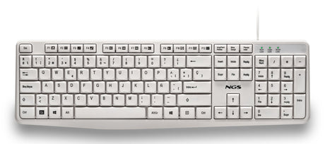 EAN 8435430628319 - NGS HERITAGE teclado Universal USB QWERTY Español Blanco imagen 1