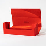 Caja De Almacenamiento Cartas Ultimate Guard Arkhive 400+ Xenoskin Monocolor Rojo