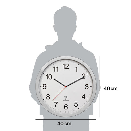 EAN 4009816038074 - TFA-Dostmann 60.3545.02 reloj de mesa o pared Reloj analógico Alrededor Aluminio, Blanco imagen 3