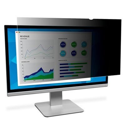 3m Filtro De Privacidad De Para Monitor De Escritorio Con Pantalla Panorámica De 25"