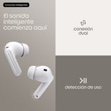 Motorola Moto Buds 2 Plus Auriculares Inalámbricos Con Micro En Oreja Bluetooth Cancelación De Sonido Activo Pantone Cool White