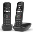 EAN 4250366854953 - Gigaset AS690 Duo Teléfono DECT/analógico Identificador de llamadas Negro imagen 1