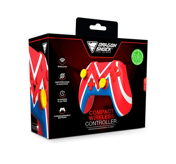 Dragonshock Poptop M Universe Mando Compacto Inalámbrico Bluetooth Para Nintendo Switch