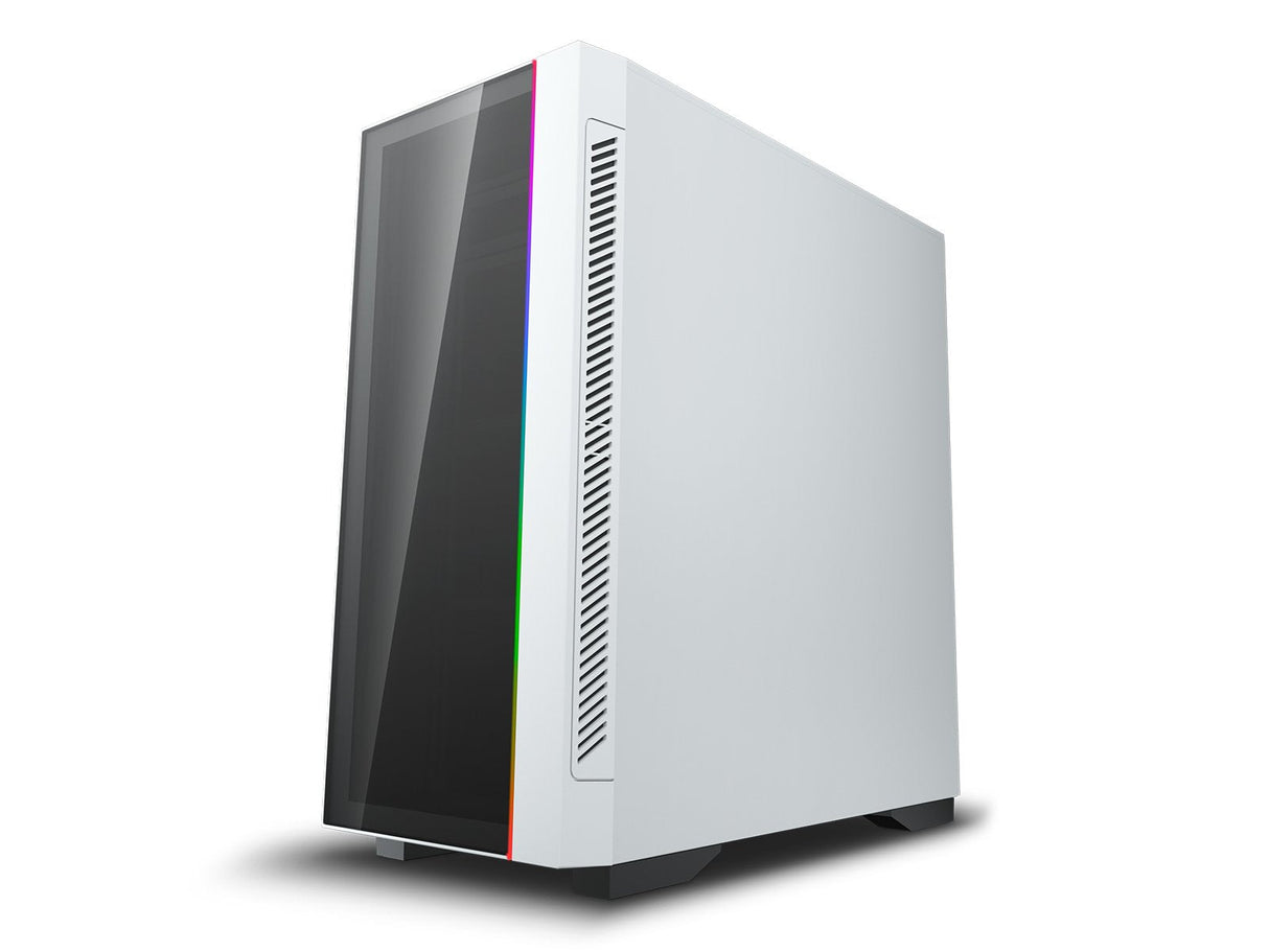 Caja Pc Deepcool E-Atx Matrexx 55 V3-Add Rgb 3f White Tempered Glass Bahias 2x3'5,2x2'5/1xusb3.0,2xusb2.0/Audio In/Out/Cristal Templado