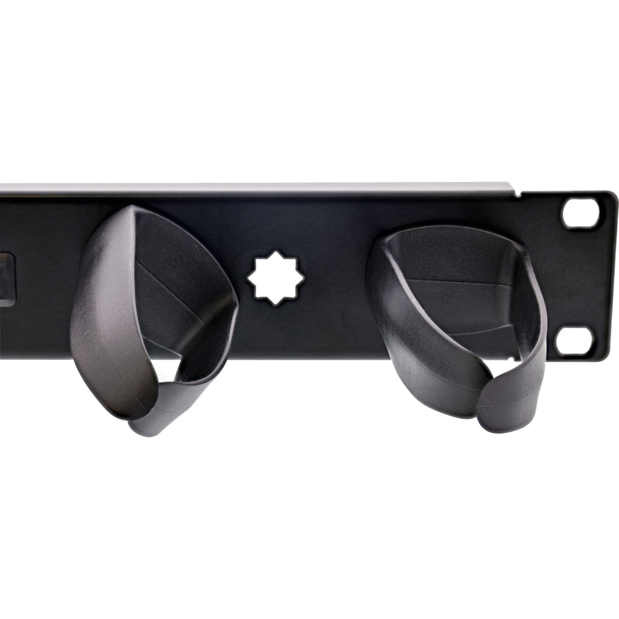 Inline 19110w Organizador De Cables 5 Plastic Brackets Removable, Ral 9005, Negro