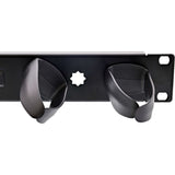 Inline 19110w Organizador De Cables 5 Plastic Brackets Removable, Ral 9005, Negro