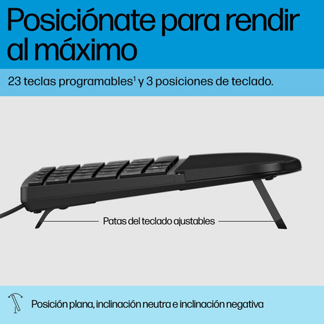EAN 197498232744 - HP 485 Comfort Wired Keyboard teclado Oficina USB Negro imagen 7