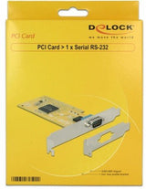 Delock 89592 Tarjeta Y Adaptador De Interfaz Interno Rs-232 Pci, Rs-232, Pci 3.0, Rs-232, Plata, Pc