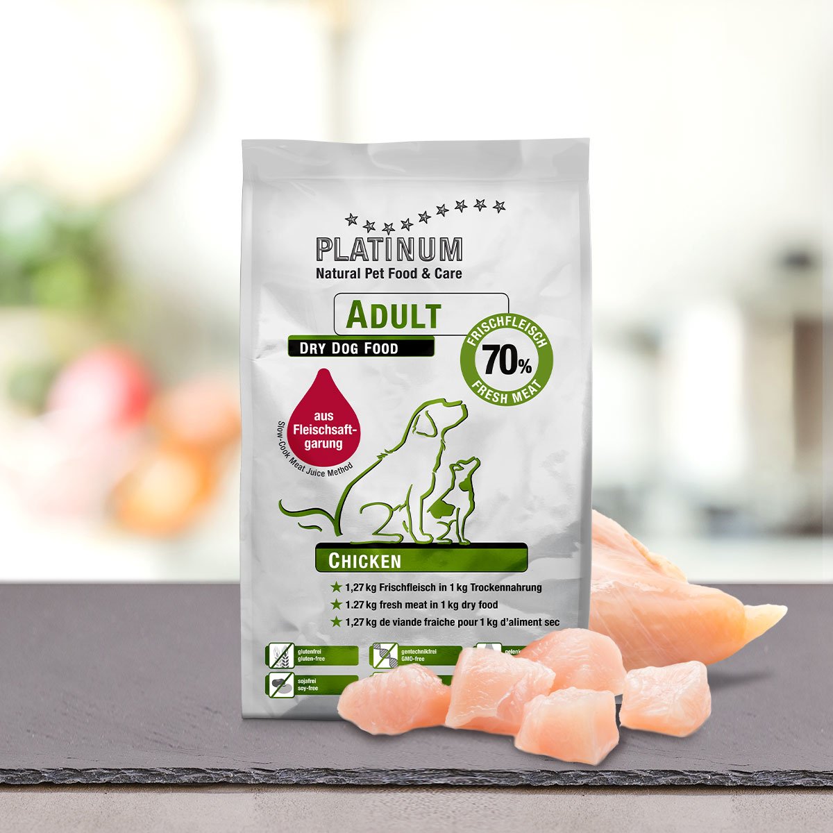 EAN 4260208740047 - Platinum Adult Chicken 1,5 kg Adulto Pollo imagen 1