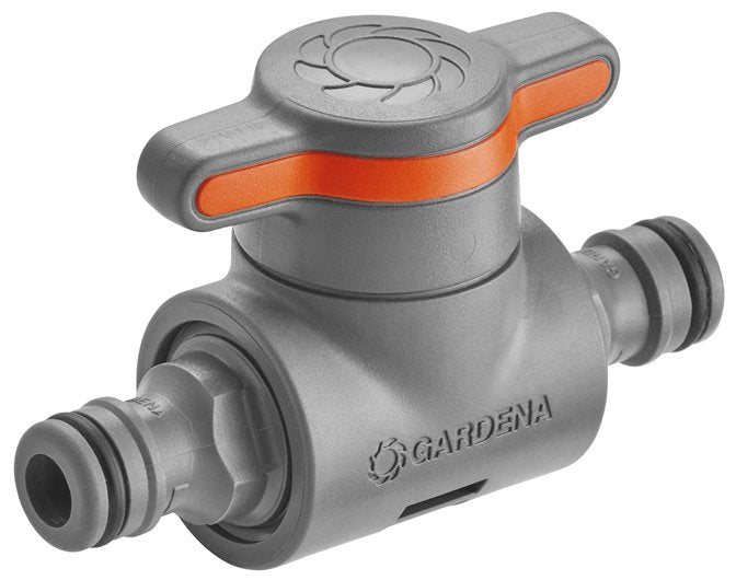 Acoplamiento Gardena Con Válvula De Control (Gris/Naranja)18266-50