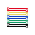 EAN 5715063184622 - Lanview LVT-CABLESTRAPS1512-10MULTI presilla Bridas adherentes para cables Polipropileno (PP) Multicolor  imagen 1