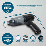 Aspirador De Mano Con Batería Grunkel Carforce2 Autonomía 25 Min 80w
