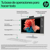 All In One Hp 24-Cr0161ns 23,8" Ryzen 5 7520u 16gb 512gb Ssd, Amd Radeon 610m, Sin Sistema Operativo, Blanco