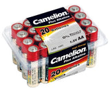 Pilas Camelion Lr6-Bp20 Aa Lr6, Plus Alkaline, 20 Pc(S)