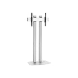 Fd1864 Floor Stand. Double Pole 180cm. 600x400 Silver