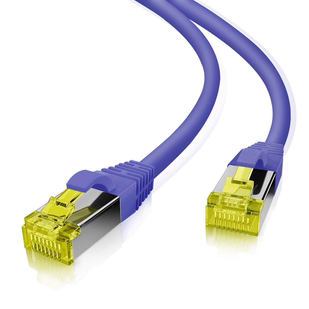 Helos Cable De Red S/Ftp Cat 6a Lila 7,5m