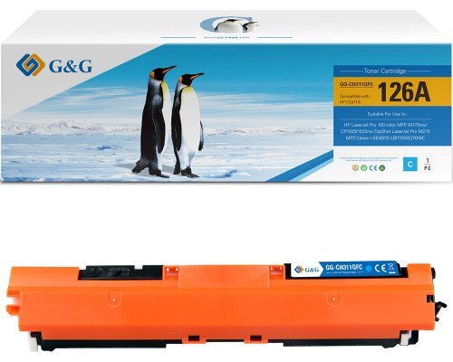 Toner  G&G Compatible Con Hp 126a/ Ce311a Canon 729c