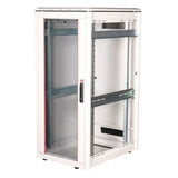 Roline 19-Zoll Netzwerkschrank Pro 26 He, 600x800 Bxt Glastr Grau
