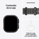 Apple Watch Ultra 4 (2026) Gps+Cel 49mm Caja De Titanio Negro Correa Ocean Band Negro Traslúcido Siri Ai