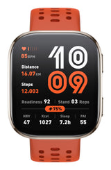 Amazfit Bip 6 Red 5 Cm (1.97") Amoled Digital 390 X 450 Pixeles Pantalla Táctil Plata Gps (Satélite)