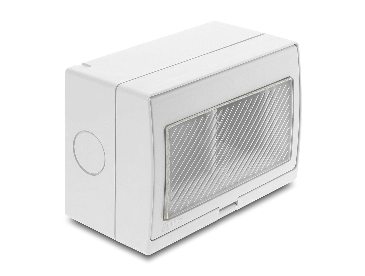 Delock Easy 45 Carcasa De Superficie Ip55 Resistente Al Agua 4 Port