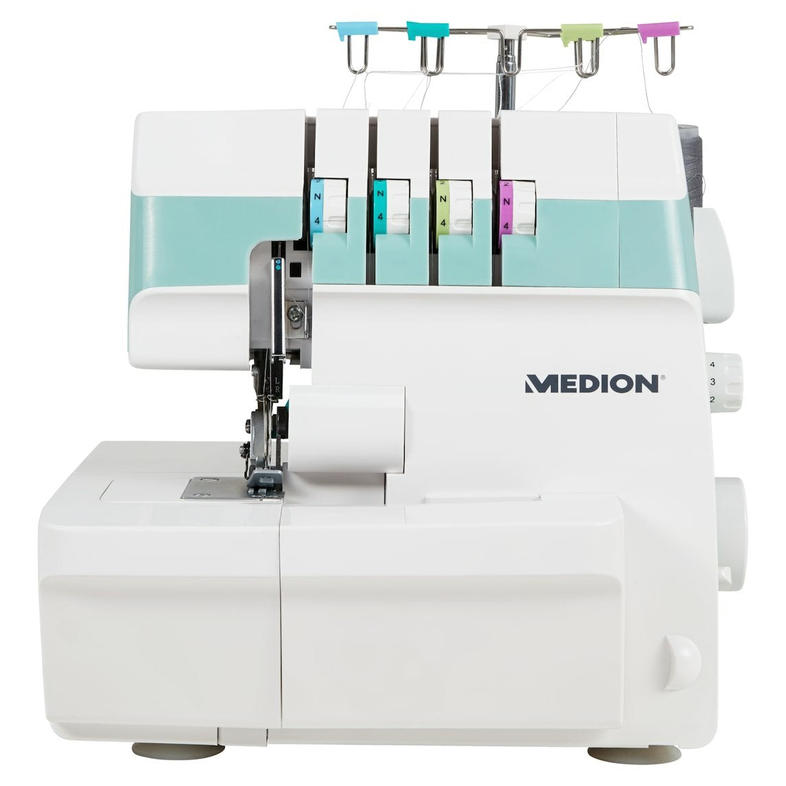 Medion Life® Md19169 Overlock-Máquina De Coser So90 Turquesa