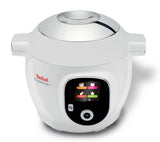 Tefal Cy851130 Olla Multi-Cocción 6 L Cromo, Blanco