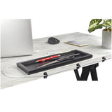 Startech.Com 100 Clips De Gestión De Cableado Adhesivos - Negro - Organizador De Cableado Para Escritorios/Oficinas - Mordaza De Nylon Autoadhesiva Con Clasificación Contra Fuego Ul/94v-2