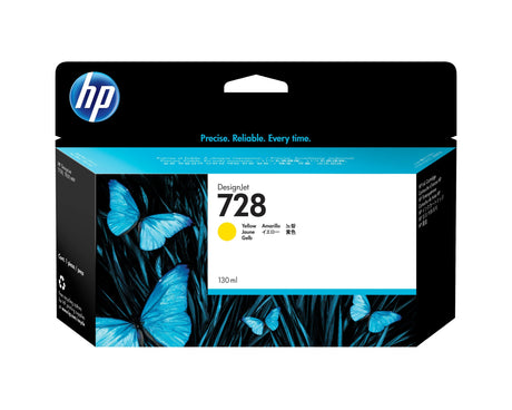 EAN 0888793397848 - HP 728 130-ml Yellow DesignJet Ink Cartridge cartucho de tinta 1 pieza(s) Original Rendimiento estándar imagen 1