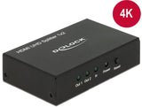 Delock Divisor Hdmi Uhd 1 X Entrada Hdmi> 2 X Salida Hdmi 4k