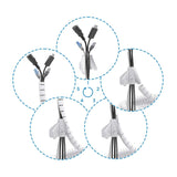 Aisens Organizador De Cable En Espiral 25mm, Blanco, 2.0m