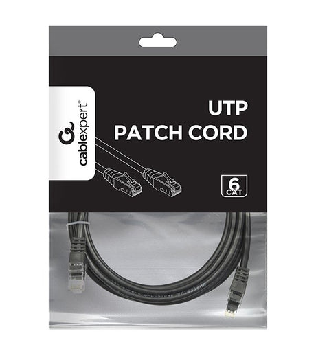 EAN 8716309093194 - Gembird PP6U-3M/BK cable de red Negro Cat6 U/UTP (UTP) imagen 4