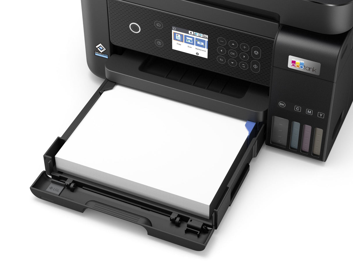 Impresora Epson Ecotank L6270, 3 En 1, A4, 1200 X 4800 Ppp, 33 Ppm, Usb, Wi-Fi, Lan