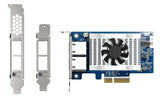 Qnap Qxg-10g2t-X710 Tarjeta De Expansion De Red De 10 Gbe, Intel X710 De Dos Puertos, 4xpcie Para Nas Con Pcie