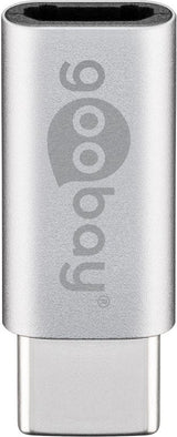 EAN 4040849566363 - Goobay 56636 cambiador de género para cable USB-C USB 2.0 Micro-B Plata imagen 1
