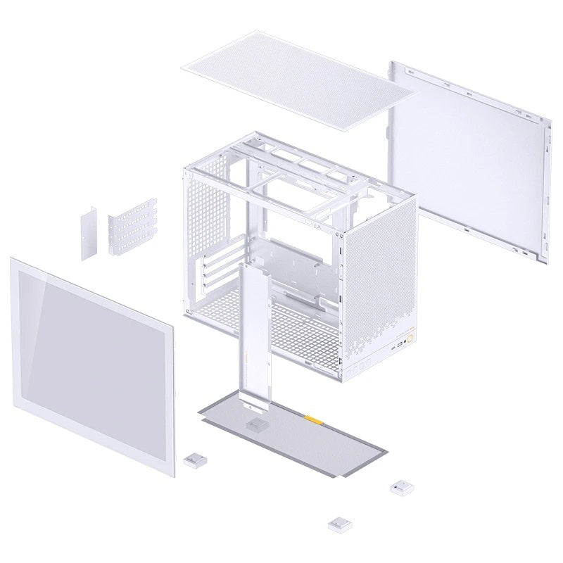 Caja Micro-Atx Jonsbo D32 Std Cristal Templado Blanco