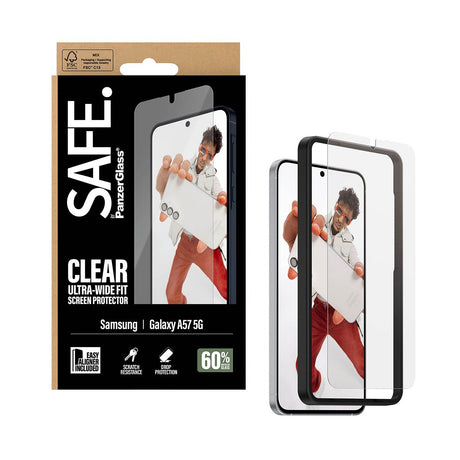 EAN 5715685034022 - PanzerGlass SAFE. by ® Screen Protector Samsung Galaxy A57 5G | Ultra-Wide Fit w. EasyAligner Protector d imagen 5