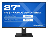 EAN 4589511170977 - JAPANNEXT JN-IPS270UHD60F pantalla para PC 68,6 cm (27") 3840 x 2160 Pixeles 4K Ultra HD LED Negro imagen 1