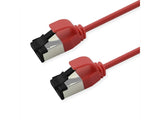 Roline S Ftp Cable De Red Kat.8.1, Slim, Poe, Rot, 5m