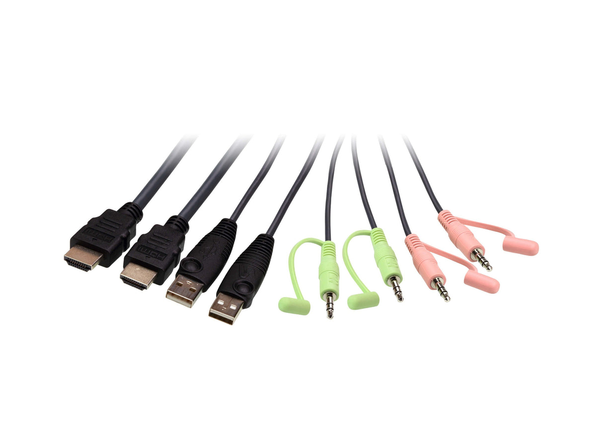 EAN 4710469340468 - ATEN CS22H-AT interruptor KVM Negro imagen 2