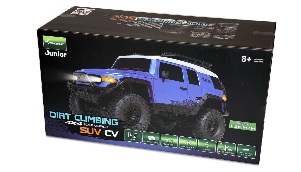 Amewi Rc Auto Dirt Climbing Cv Crawler Liion 1500mah Azul 8