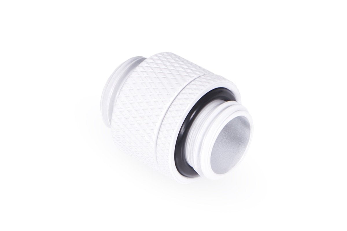 Alphacool Icicle Boquilla Doble Giratoria G1/4 Ag A G1/4 Ag - Blanco, Conexión (Blanco, Para Mangueras Blandas (Pvc, Silicona, Neopren
