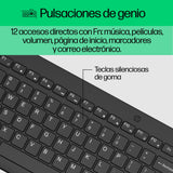 EAN 0197029648846 - HP 300 Wireless Mouse and Keyboard Combination teclado Ratón incluido Universal RF inalámbrico Negro imagen 5
