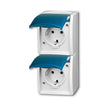 EAN 4011395993347 - Busch-Jaeger 2084-0-0701 toma de corriente CEE 7/3 Azul, Blanco imagen 1