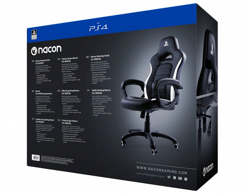 Silla Gaming  Nacon Official Playstation Chair Ch-350 Black