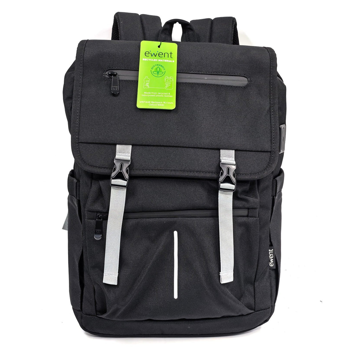 Mochila Unisex Ewent 16.1 " Vintage Para Portátil  Negra