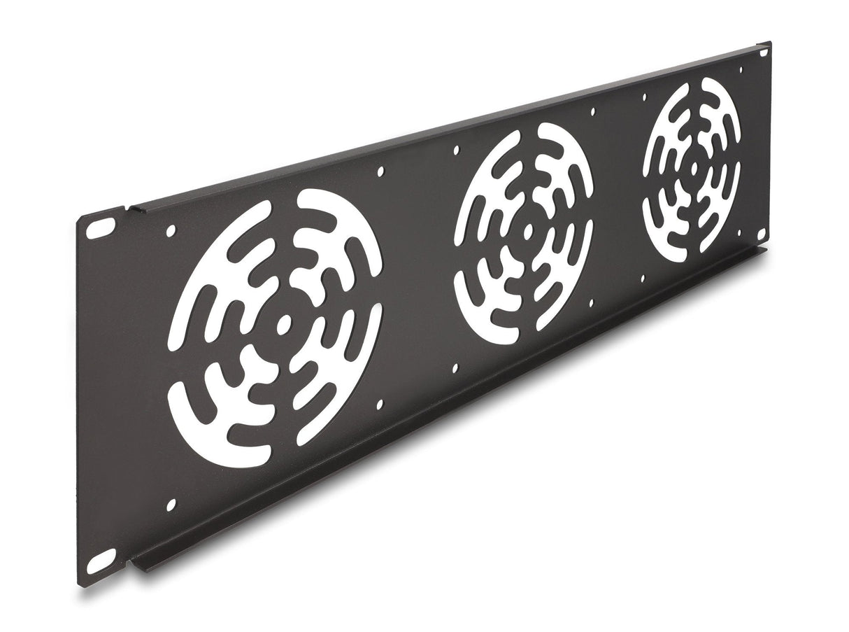 Delock 66747 Cubierta De Rack De 19" Para 3 Ventiladores De 120 X 120 Mm 3u Gris Oscuro