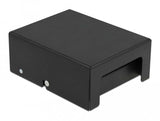 Delock Keystone Patchpanel 4 Puertos Negro