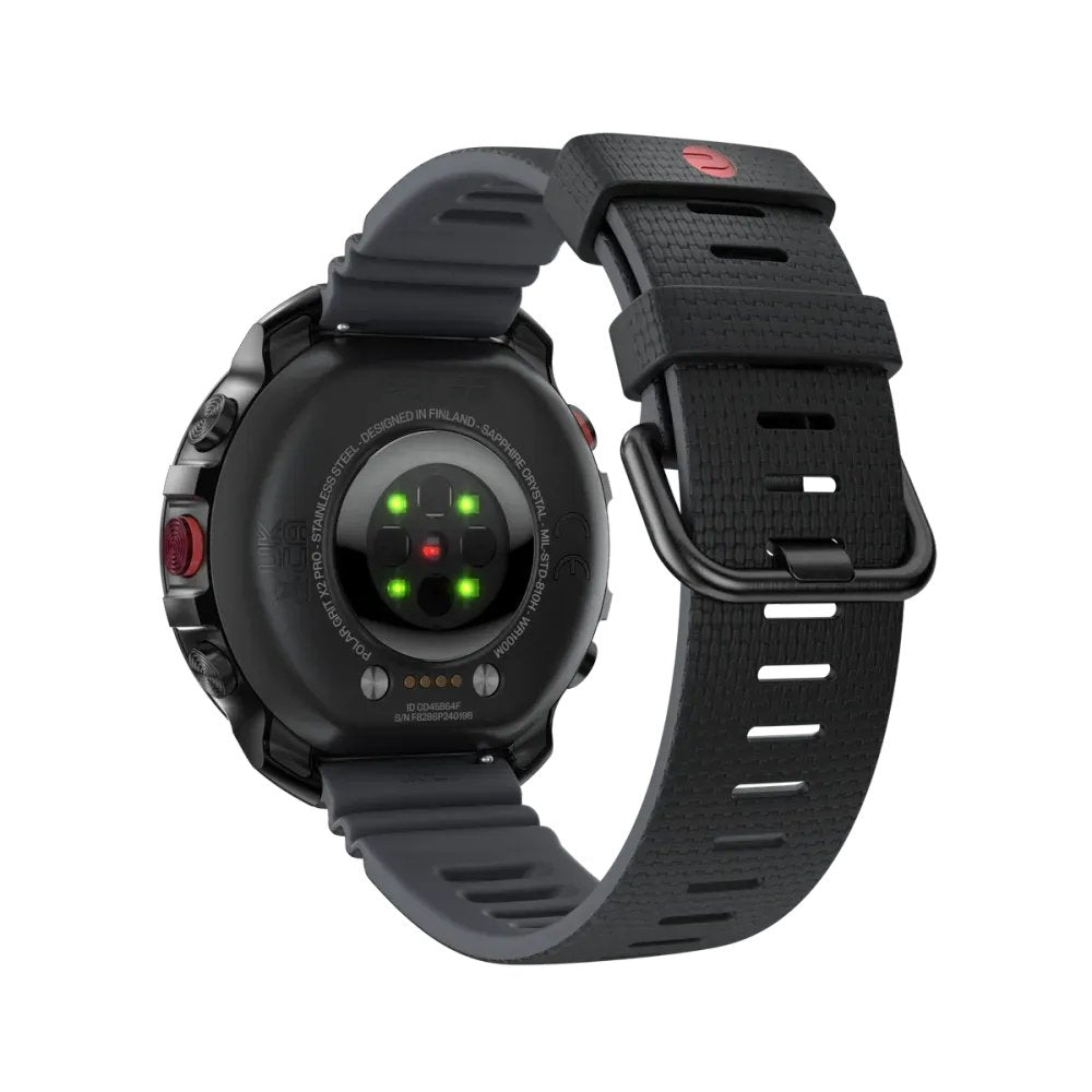 Polar Grit X2 Pro Hr S-L Black